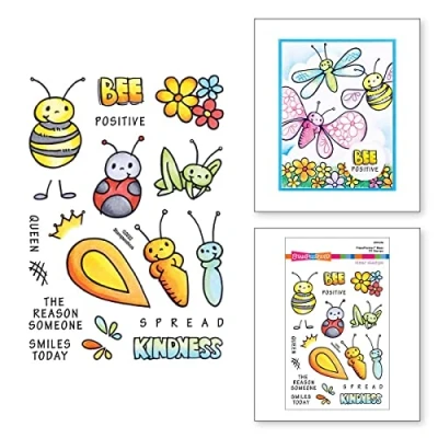 Image of Spellbinders Stampendous FransFormer™ Bees Clear Stamps