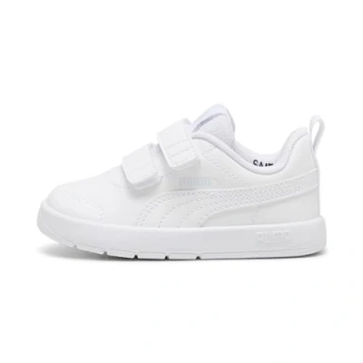 Image of PUMA Boy&#039;s Unisex Kids COURTFLEX V3 V INF Sneaker, White Silver Mist, 9 UK Child