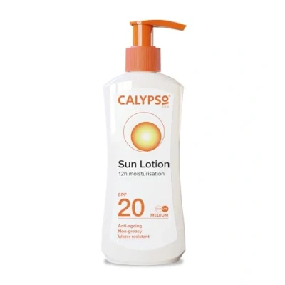 Image of Calypso Press &amp; Protect Sun Lotion SPF 20 200ml