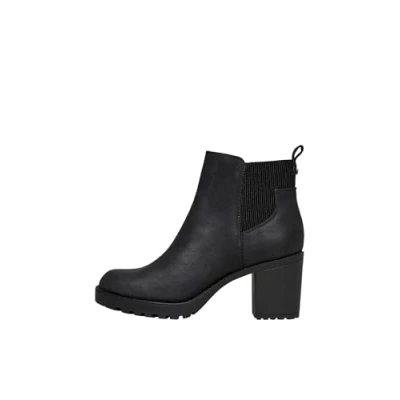 Image of ONLY Women&#039;s ONLBARBARA Heeled Bootie NOOS Boots, Schwarz, 3 UK
