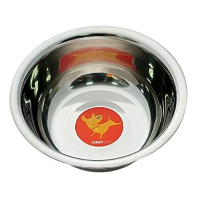 Image of Petface Stainless Steel Non Slip Bowl, Medium