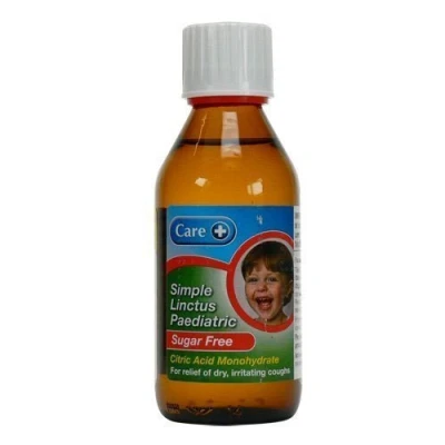 Image of Care Simple Linctus Paediatric Sugar Free 200 ml (Pack of 1)