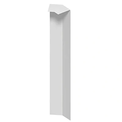 Image of Black Ash Fascia Capping Board 135 External PVC u Corner Trim for Flat Plastic Roof