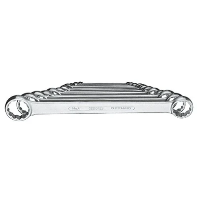 Image of Gedore Flat ring spanner set 12 pcs 6 32 mm
