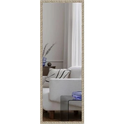 Image of nielsen HOME Wall Mirror 50x150cm, Florentina White Décor with Hanging Set, Hallway Mirror, Bedroom Décor, Mirrors for Bedrooms and Living Room Gold