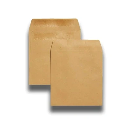 Image of Quality Wage Envelope 108x102mm Plain Self Seal (Pack of 50) Manilla