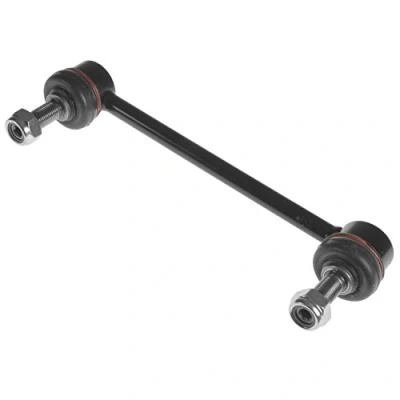 Image of 546189X50A, 54618F3900, 54618F3901 Anti roll bar link BLUE PRINT ADN185109 Front Axle Left, Right 196mm M12 x 1,25 with nuts Steel black