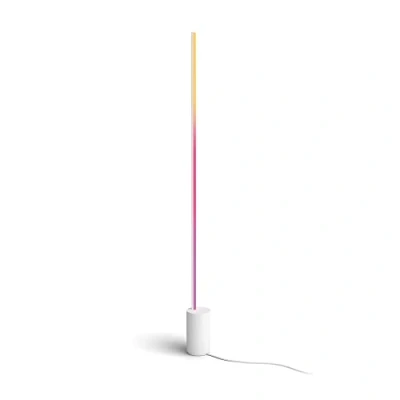 Image of Philips Hue Gradient Signe Floor Lamp White 1800 lm, 16 Million Colours and Colour Gradients, Dimmable, Controllable via App, Compatible with Amazon Alexa (Echo, Echo Dot)