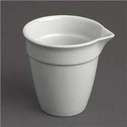 Image of Olympia Whiteware Bistro Milk Jug White 100ml (12 pack)
