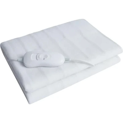 Image of 1ABOVE Heated Blanket with 3 Heat Settings, Detachable Controller, and Over Protection White (SINGLE)