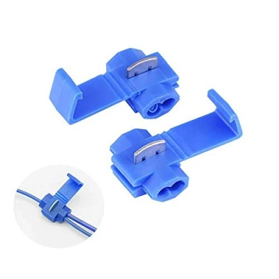 Image of Aiqeer 60 Pcs Blue Scotch Lock Wire Connectors, Quick Splice Connectors Terminals, Electrical Branch