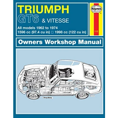 Image of Triumph GT6 &amp; Vitesse (62 74 ) Haynes Repair Manual (Paperback)