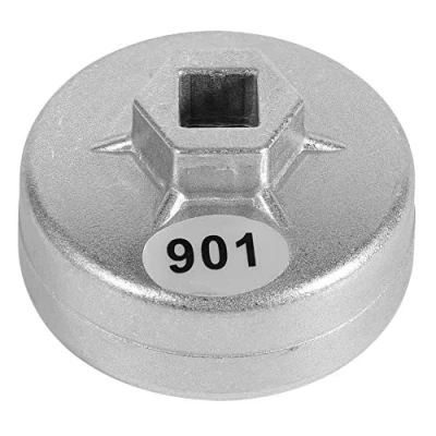 Image of Keenso Oil Filter Wrench, 65mm 14 Flute Wrench 901 Socket Car Remover Removal Tool