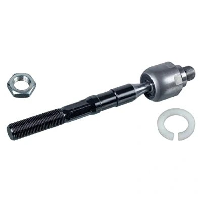 Image of 577242T000 Inner Tie Rod FEBI BILSTEIN 107632 Front Axle Left, Right 194,5mm with locking plate, lock nut HYUNDAI: Sonata V