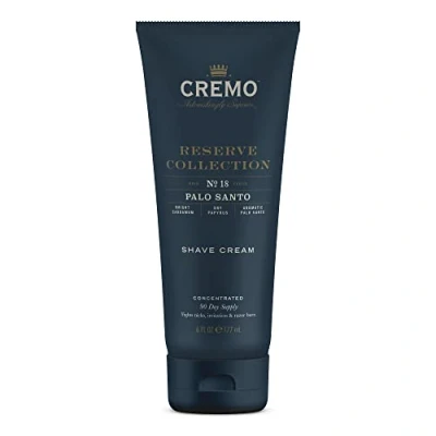 Image of CREMO Reserve Collection Palo Santo Concentrated Shave Cream For Men Fights Razor Burns 177ml