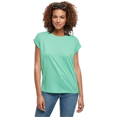 Image of Urban Classics Extended Shoulder Basic Tshirt, Women&#039;s, Size: XS, Freshseed