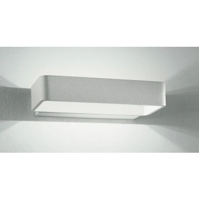 Image of OMEGA LED Up &amp; Down Wall Light White 480lm 4000K 19.5x11.5x3.7cm