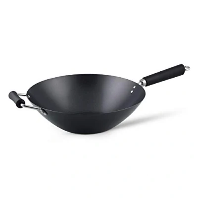 Image of Ken Hom Excellence 35cm Non Stick Carbon Steel Wok
