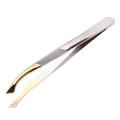 Image of liuchanghe Tweezers for Facial Hair Women &amp; Men Stainless Steel Precision Ingrown Hair, Blackhead Removal, Eyelash Extension