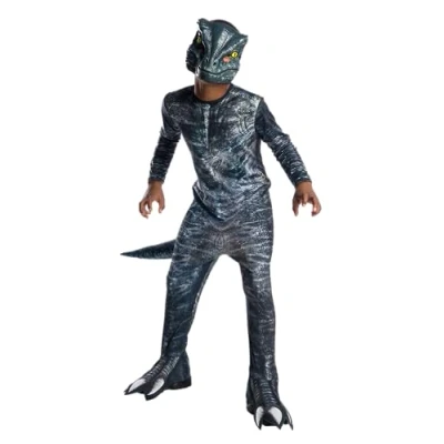 Image of Rubie&#039;s 641180S000 Jurassic Park/World Dinosaur Kids Fancy Dress, Unisex Children, Multicolor, 3 5 Years