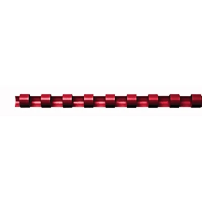 Image of Fellowes 5330403 Folder Binding Accessory Pack of 50 Pieces 22 mm red