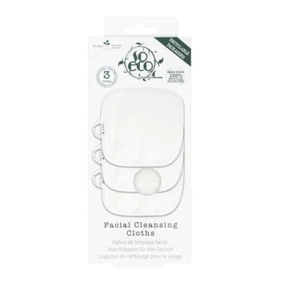 Image of So Eco 3 Facial Cleansing Cloths White One Size
