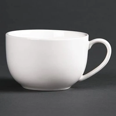 Image of Olympia 6988 Lumina Low Round Espresso Cup 120ml 4oz (Box 6), White