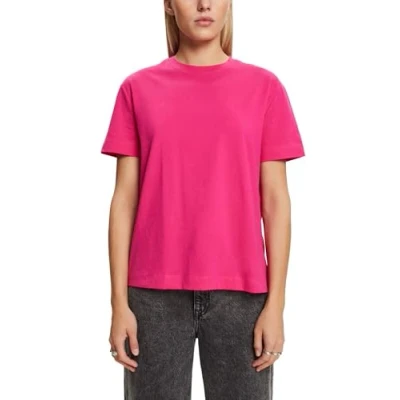 Image of ESPRIT Women&#039;s 103EE1K345 T Shirt, 660/PINK Fuchsia, XXS