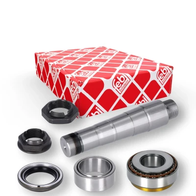 Image of 7420751021, 7421768314 Repair Kit, stub Axle pin FEBI BILSTEIN 40891 Front Left, Right, Rear Right