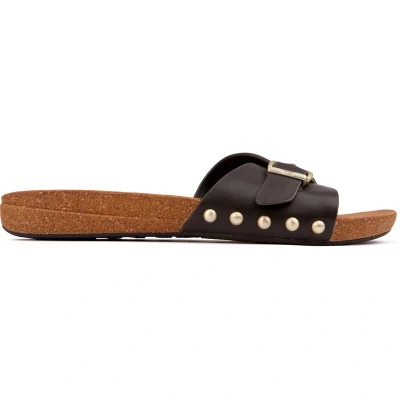 Image of Fitflop Womens Adjustable Buckle Sandals Brown Size UK 6
