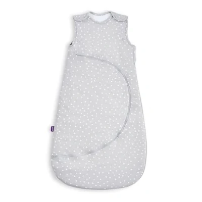 Image of Snuz Baby Sleeping Bag with Nappy Zip For Easy Changes, Super Soft Cotton Bags Poppers, Meets British Safety Standard, White Spot, 1 Tog 6 18M