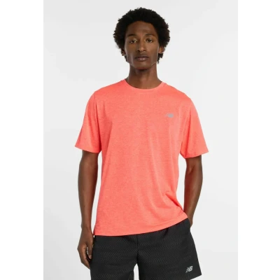 Image of New Balance Athletics Basic Tshirt, Men&#039;s, Size: Large, Urgent red