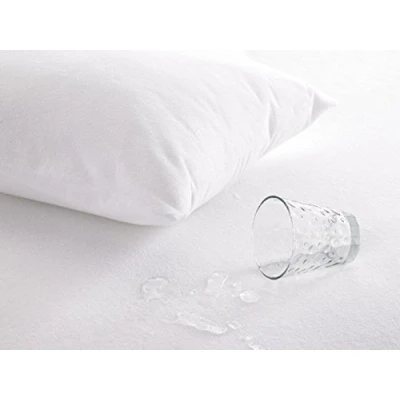 Image of Gaveno Cavailia Terry Toweling Fully Waterproof Pillow Protectors Super Soft and Non Noisy (Pillow Protector Pair (48 x 74 cms))