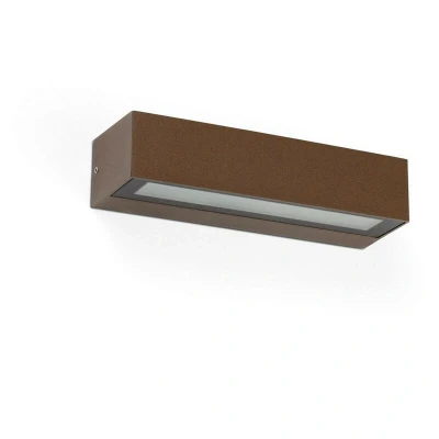 Image of Lako Integrated LED Down Lighter Outdoor Wall Light Brown, 3000K, IP65