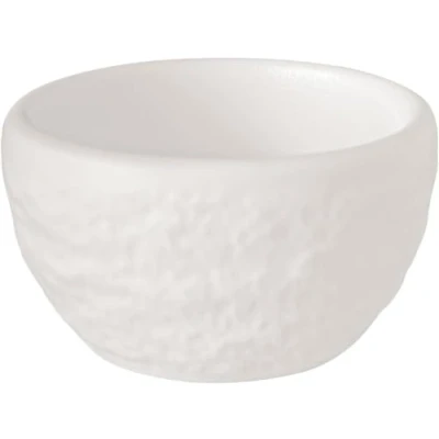 Image of Villeroy &amp; Boch Manufacture Rock Blanc Egg Cup White, Dishwasher Safe, matt Slate Look, Modern Design, Suitable a Shot Glass/Schnapps Glass, Premium Porcelain