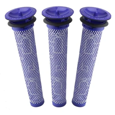 Image of Wingsflying 3 Pack Pre Filters for Dyson DC58, DC59, V6, V7, V8. Replacements Part # 965661 01. Kit Filter
