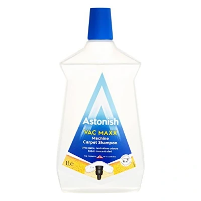 Image of Astonish Vac Maxx Electric Machine Carpet Shampoo 1 Litre (Three Bottles)