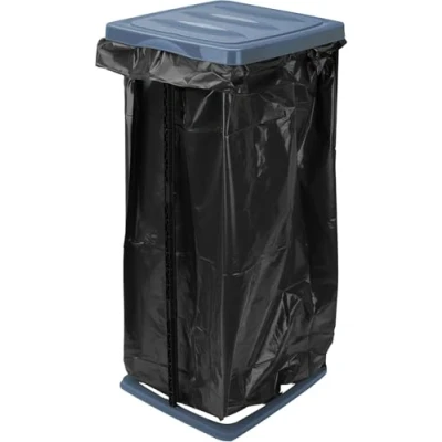 Image of 60L Rubbish Bag Refuse Sack Bin Liner Waste Disposal Garbage Stand Holder
