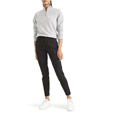 Image of DOCKERS Women&#039;s Weekend Chino Skinny Pants, BEAUTIFUL BLACK, 28W Extra Long