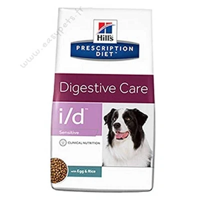 Image of Hills Prescription Diet Canine I/D Digestive Health Sensitivity Food for Dogs Croquettes 5kg Egg and Rice