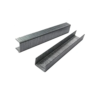 Image of SAFEKOM 1000 Pcs 8mm Gun Staples, Heavy Duty Staples Gun, Upholstery Staple Thickness, Perfect for Fixing Material, Decoration, Carpentry, Furniture, Doors, and Windows.