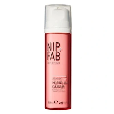 Image of Nip+Fab Peptide Fix Melting Jelly Cleanser, 120 ml, with mix of Peptides, Suitable for All Face Skin Types, Hydrates and Plumps, Anti Pores, Aging, Boosting Collagen Production