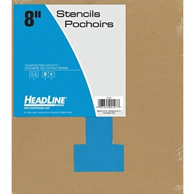 Image of Headline Sign 107 Stencil Set, 8 Inch Numbers 0 9