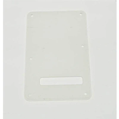 Image of Dopro Clear Strat Guitar Back Plate ST Trem Tremolo Cover for USA/Mexican Standard FD Stratocaster Transparent