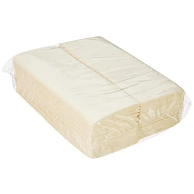 Image of Alvotex Airlaid 50 Cutlery Bags Fabric Like Disposable Napkin, Paper, Cream, 32X40 cm