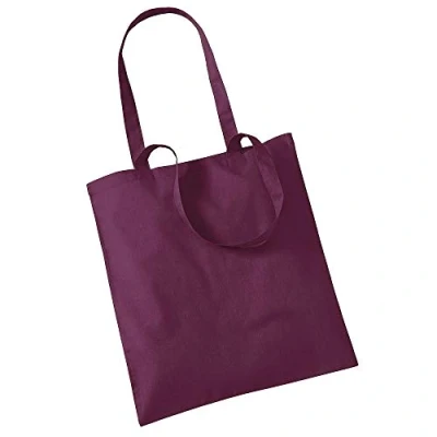 Image of Westford Mill W101 Bag for Life Long Handles Burgundy