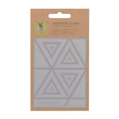 Image of LÄSSIG Reflective Sticker Bag Pram Self Adhesive Your Bag/Reflective Triangle