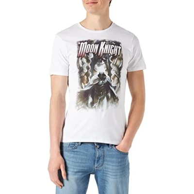 Image of Marvel Men&#039;s Memoonxts002 T Shirt, White, S