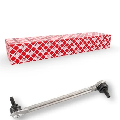 Image of 2043200789, A2043200789 Anti roll bar link FEBI BILSTEIN 38053 Front Axle Left 290mm M12 x 1,5 without nut Aluminium MERCEDES BENZ: C Class Saloon