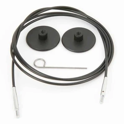 Image of KnitPro KP10521 35 cm to make 60 / 24&#039;&#039; Interchangeable Cable, Black